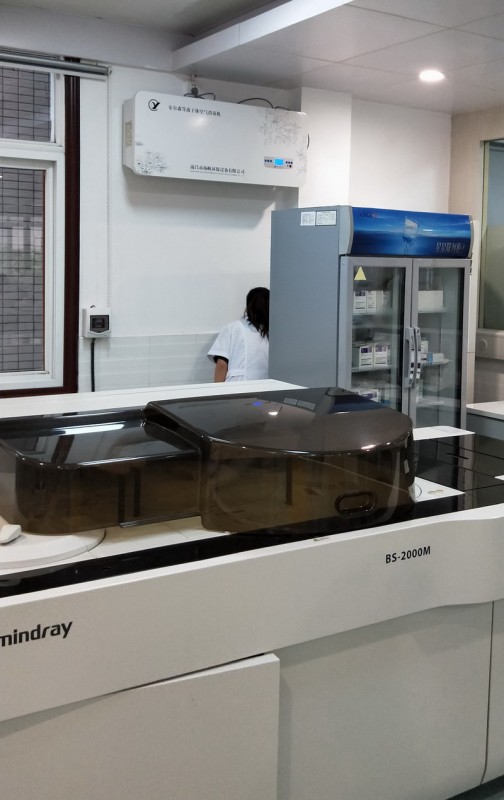 潛江市中醫(yī)院檢驗(yàn)科使用平板式等離子體
