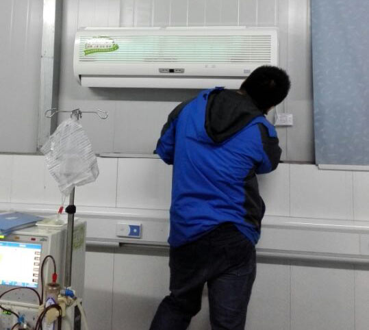 透析室空氣消毒機安裝